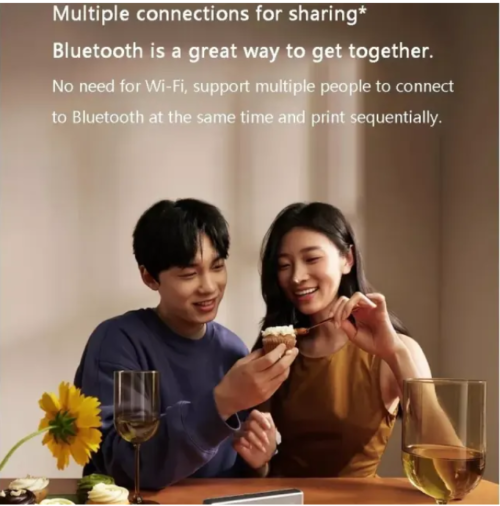 Xiaomi Pocket Photo Thermal Printer 1S Bluetooth Mini Wireless Ink-less Sticker