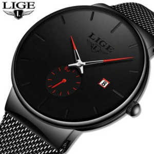 LIGE Ultra Thin Men's Quartz Watch