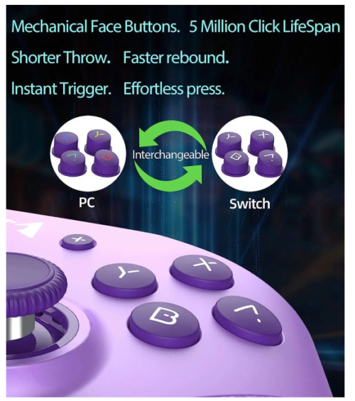 MOBAPAD Mechanical Switch Joystick Vibration Controller