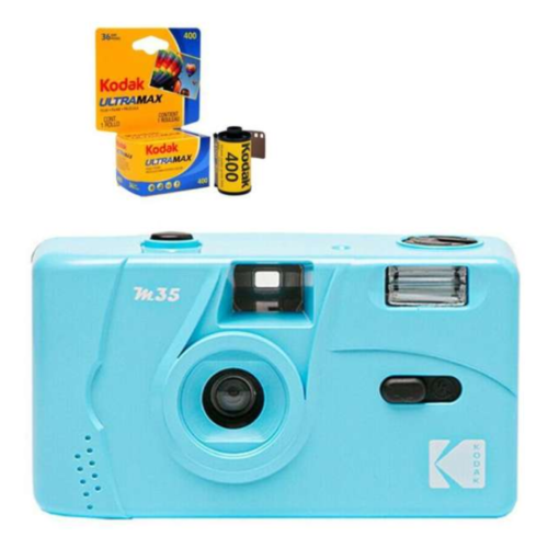 Kodak Vintage Retro M35 35mm Reusable Film Camera with Flash