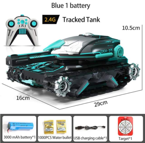 RC Water Bomb Stunt Tank with Gravity Sensor Watch