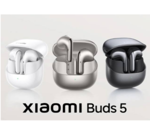Xiaomi Buds 5 Half-in-Ear ANC Earbuds, BT 5.4, 39H Battery