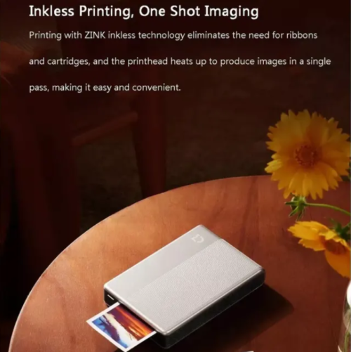 Xiaomi Pocket Photo Thermal Printer 1S Bluetooth Mini Wireless Ink-less Sticker