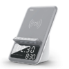 BT512 Bluetooth Alarm Clock Speaker with Wireless Charging Station
