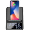 BT512 Bluetooth Alarm Clock Speaker with Wireless Charging Station