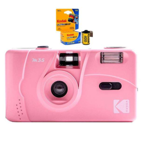 Kodak Vintage Retro M35 35mm Reusable Film Camera with Flash