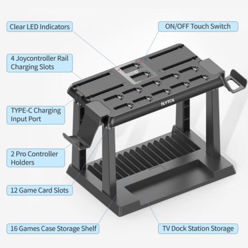 Switch Storage & Charging Tower