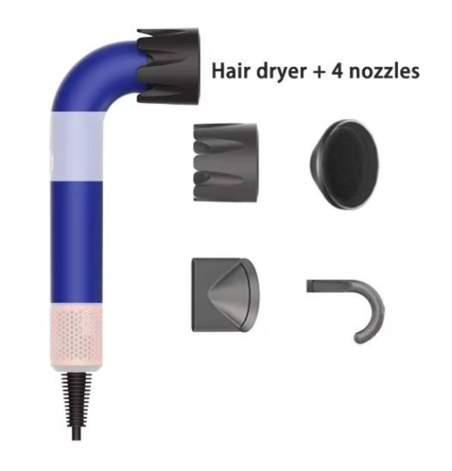 HD18 High-Power Lightweight Hair Dryer with Attachments
