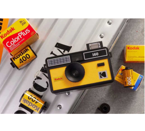 Kodak i60 35mm Retro Film Camera Non-Disposable Camera Strap Flash And Optional