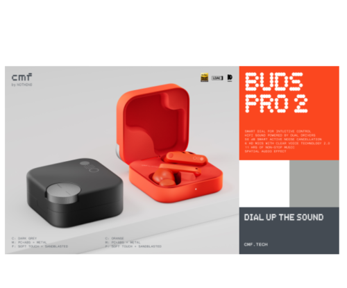 CMF by NOTHING BUDS PRO 2 EARPHONES EARBUDS