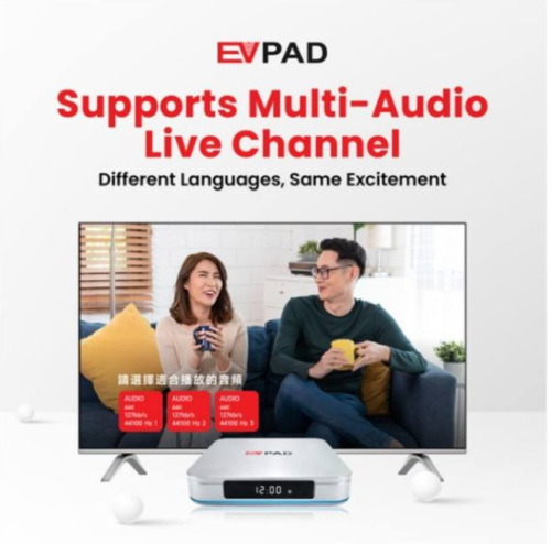 NEW EVPAD 12P TV BOX (4+64GB)