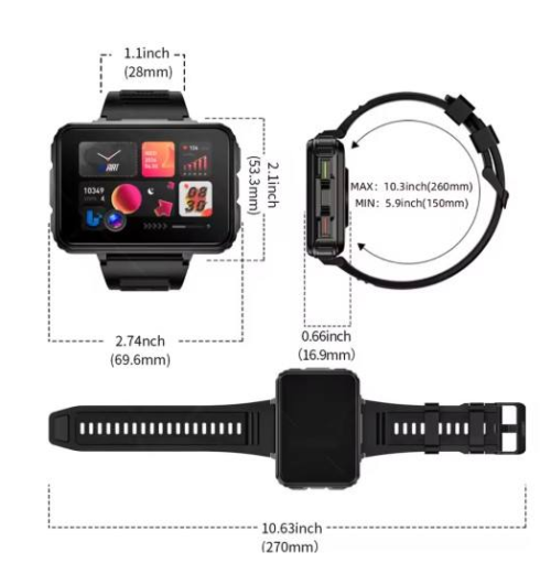 LOKMAT APPLLP 5 MAX Android Watch Phone 4G