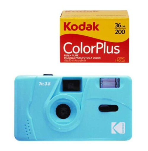 Kodak Vintage Retro M35 35mm Reusable Film Camera with Flash