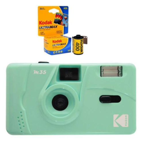 Kodak Vintage Retro M35 35mm Reusable Film Camera with Flash