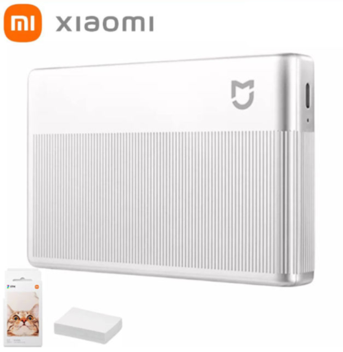 Xiaomi Pocket Photo Thermal Printer 1S Bluetooth Mini Wireless Ink-less Sticker