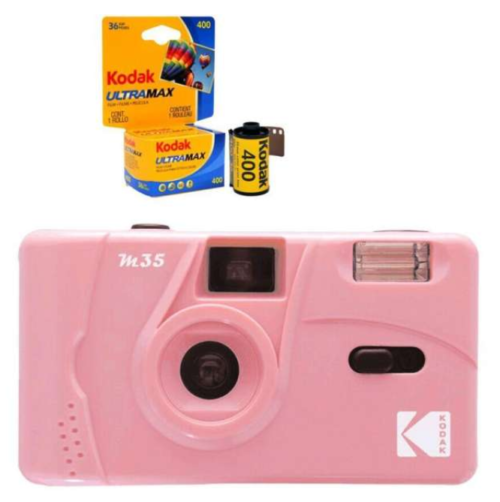 Kodak Vintage Retro M35 35mm Reusable Film Camera with Flash