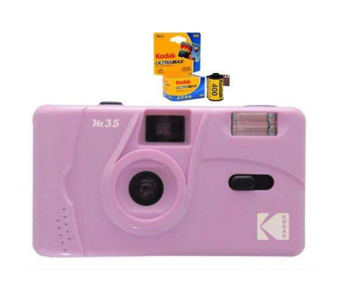 Kodak Vintage Retro M35 35mm Reusable Film Camera with Flash
