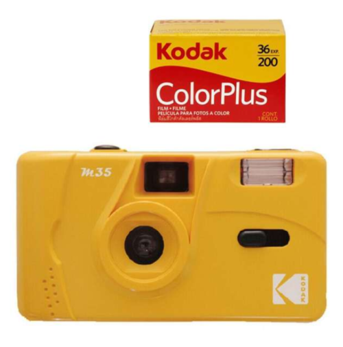 Kodak Vintage Retro M35 35mm Reusable Film Camera with Flash