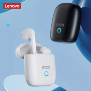 Lenovo LP50 Semi-in-Ear Earbuds, BT 5.0, HD Stereo, Noise Cancelling