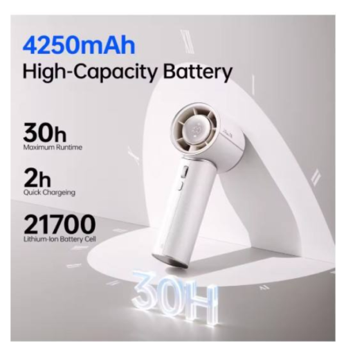 JISULIFE Portable Handheld Fan Pro1 Mini Refined Utility