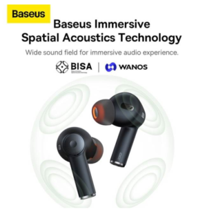 Baseus Bowie EX TWS Earbuds, BT 5.3, Coaxial Dual Drivers, 360° Spatial Audio