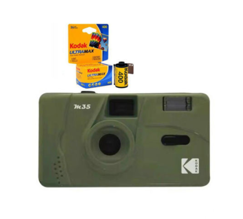 Kodak Vintage Retro M35 35mm Reusable Film Camera with Flash