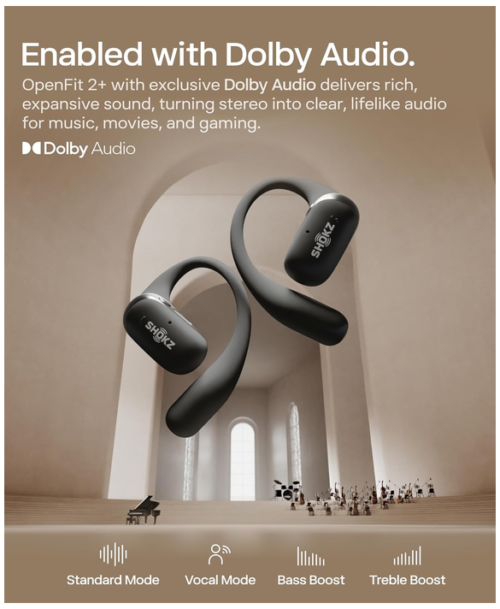 SHOKZ OPEN FIT 2+ Plus Open-Ear Earphones