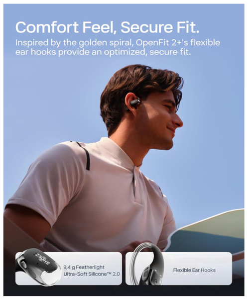 SHOKZ OPEN FIT 2+ Plus Open-Ear Earphones