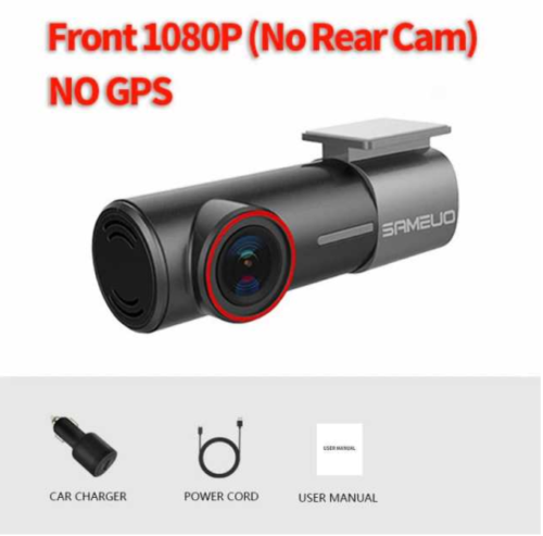SAMEUO U700 QHD 1944P Front & Rear Dash Cam