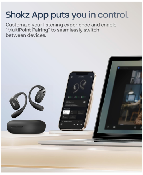 SHOKZ OPEN FIT 2+ Plus Open-Ear Earphones