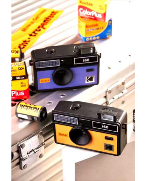 Kodak i60 35mm Retro Film Camera Non-Disposable Camera Strap Flash And Optional