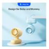 JISULIFE Portable Baby Stroller Fan with Night Light
