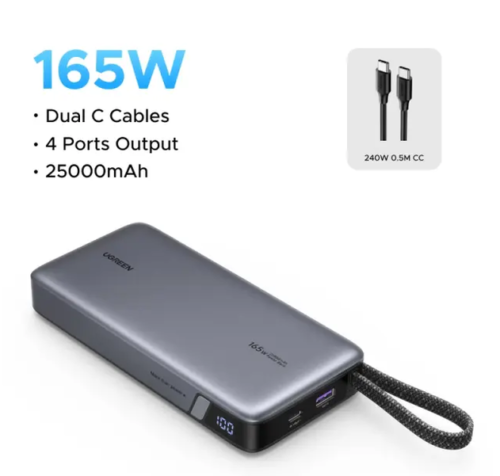 UGREEN 145W Power Bank 25000mAh