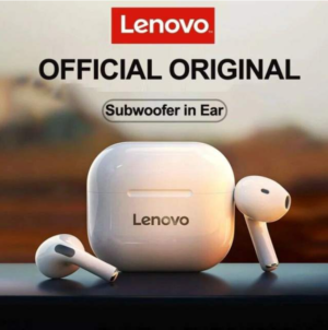 Lenovo LP40 Semi-in-Ear Earbuds, BT 5.0, ENC Clear Call, IPX4 Waterproof