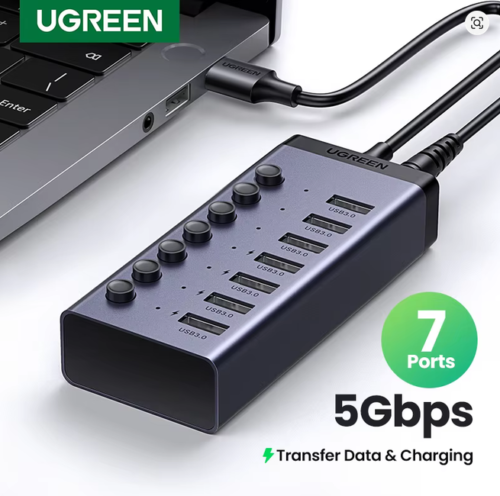 UGREEN USB C Hub 7-Port USB3.0 Splitter