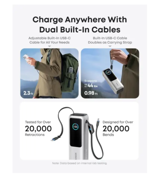 Anker 25000mAh 100W USB-C Power Bank