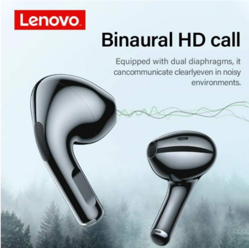 Lenovo LP40 Semi-in-Ear Earbuds, BT 5.0, ENC Clear Call, IPX4 Waterproof