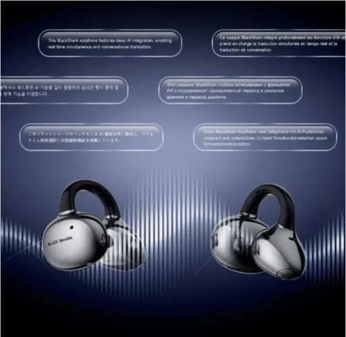 Black Shark T20 Open Ear Clip-On Earphone Pro Wireless Bluetooth ANC Earbuds