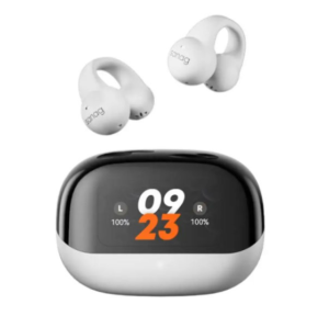 Sanag S2 Pro Open-Ear Clip-On Earbuds, AI Smart Screen, HiFi Sound