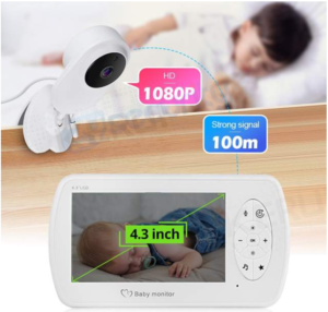 4.3" Wireless Video Baby Monitor with Audio