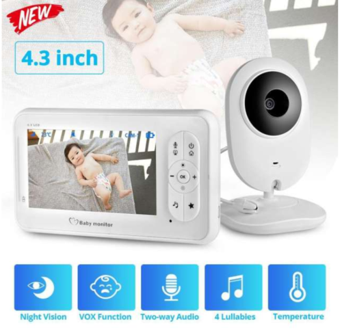 4.3" Wireless Video Baby Monitor with Audio