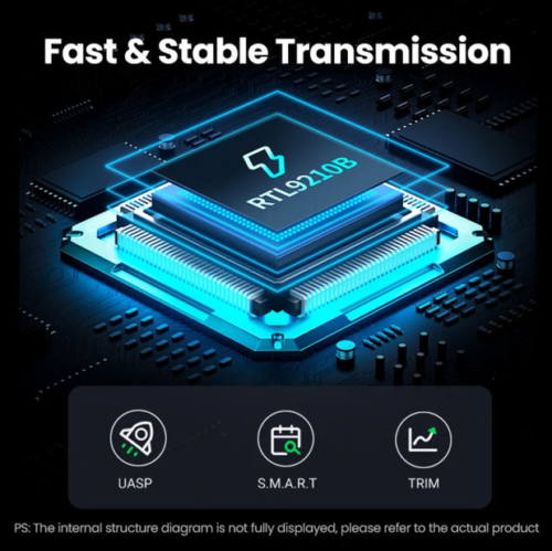 UGREEN M.2 NVMe SATA SSD Enclosure 10Gbps USB-C