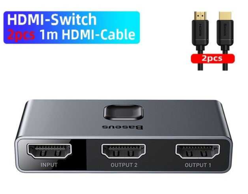Baseus 4K HD Switch HDMI-compat Adapter