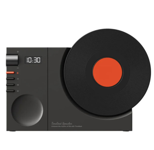 Retro Bluetooth Speaker with Clock & Subwoofer