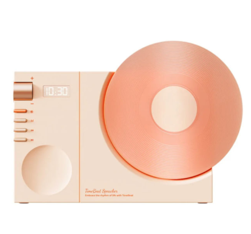 Retro Bluetooth Speaker with Clock & Subwoofer
