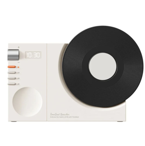 Retro Bluetooth Speaker with Clock & Subwoofer