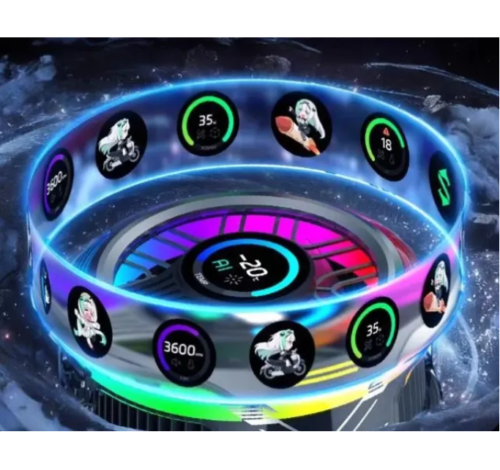 Black Shark Magnetic Cooler 6 Pro 0.71'' Screen RGB Cooling Fan