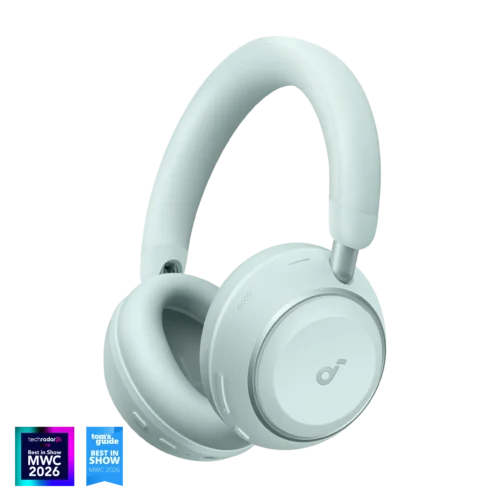Anker Soundcore Space 2 | Comfortable Noise Cancelling Headphones for All-Day Wear
