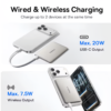10 Baseus 5000mAh Magnetic Power Bank 15W Wireless 20W Wired Charging Thin Card-Sized Slim Portable Charger