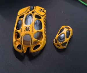 10 GravaStar MERCURY X Pro Bluetooth RGB Gaming Mouse 32000DPI + 8k Receiver Yellow